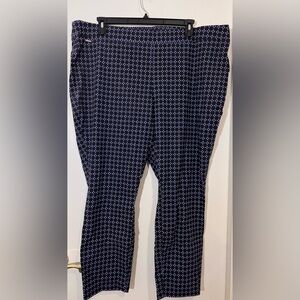 The Limited Blue and White Patterned Pants